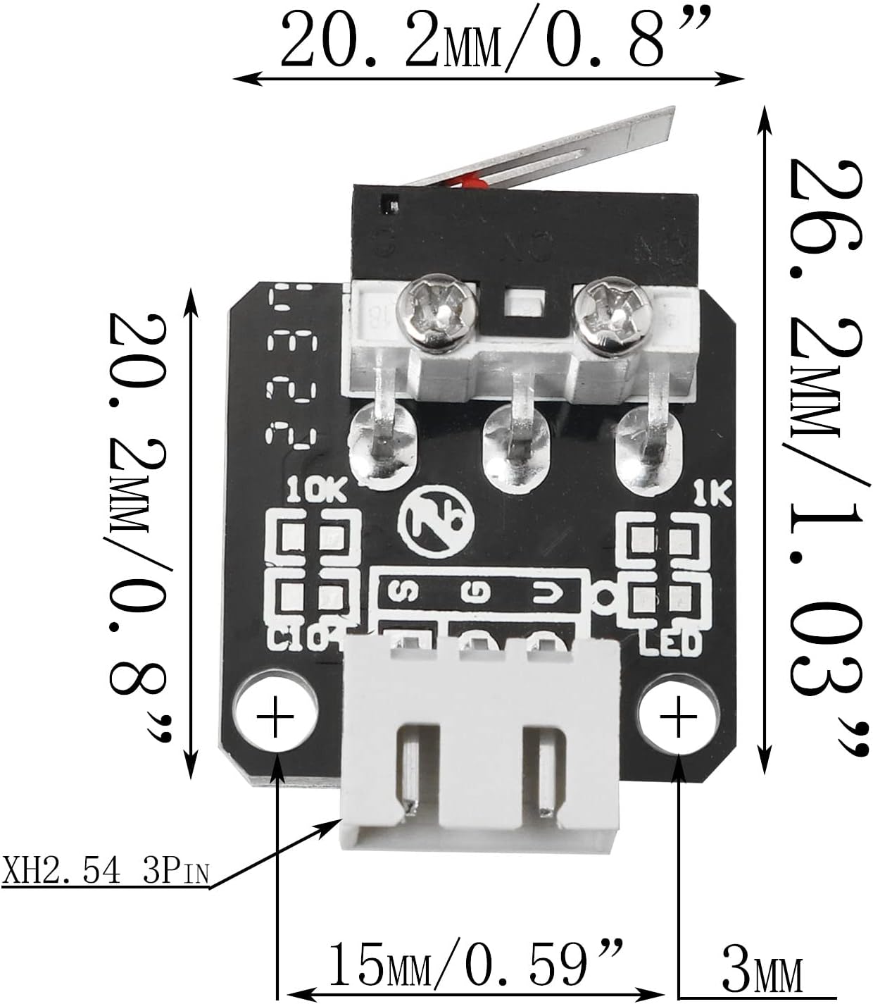 Creality Printer Ender 3 - Interruttore di fine corsa per asse