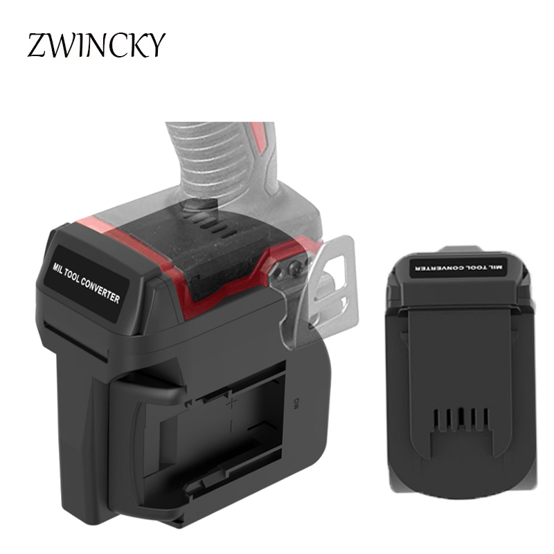 Power Tools Milwaukee - Adattatore per Batteria ZWINCKY per Batteria