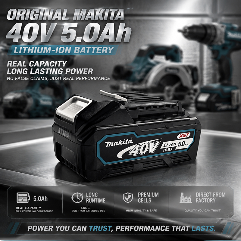 Makita Power Tools Xgt - Batteria agli ioni di litio Makita