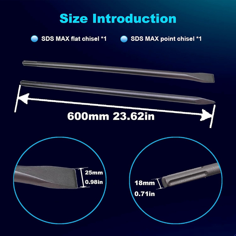 Set SDS Max da 24 Pollici, Sca - Hammer Drill Sds recensione e prezzo
